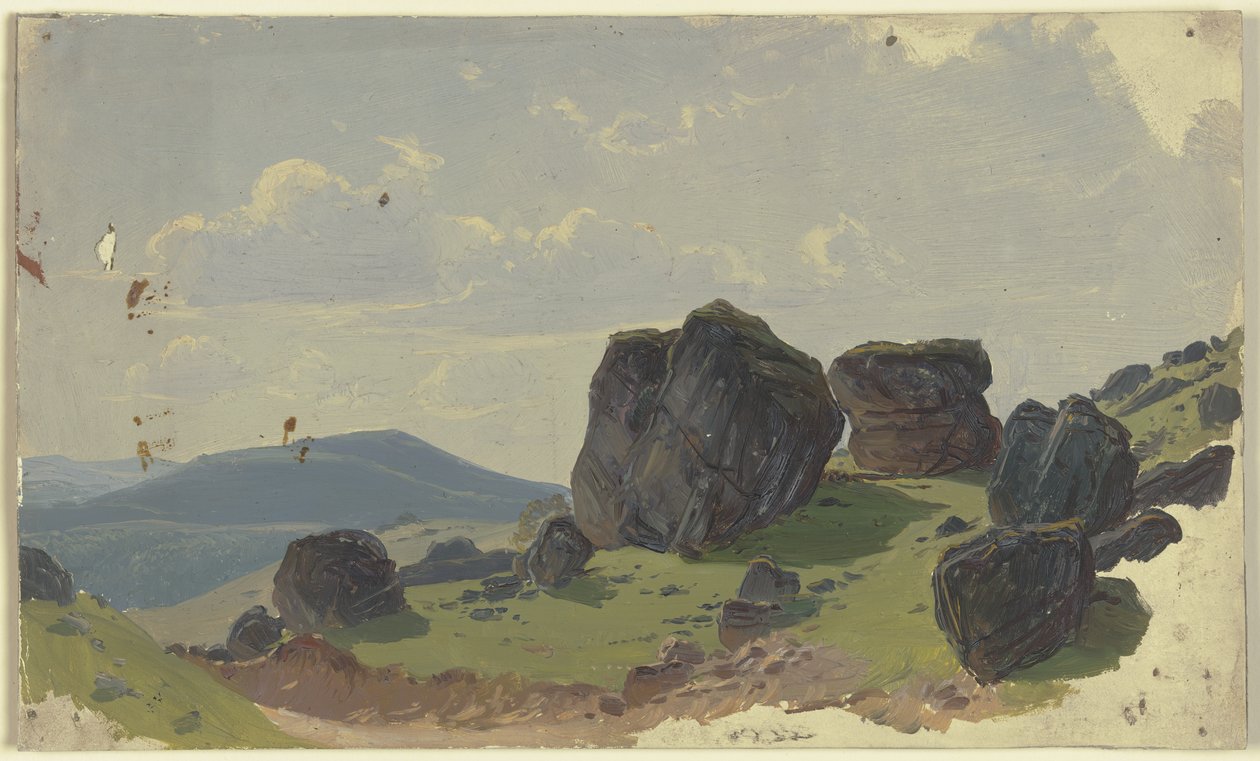Il paesaggio del Taunus da Jakob Becker