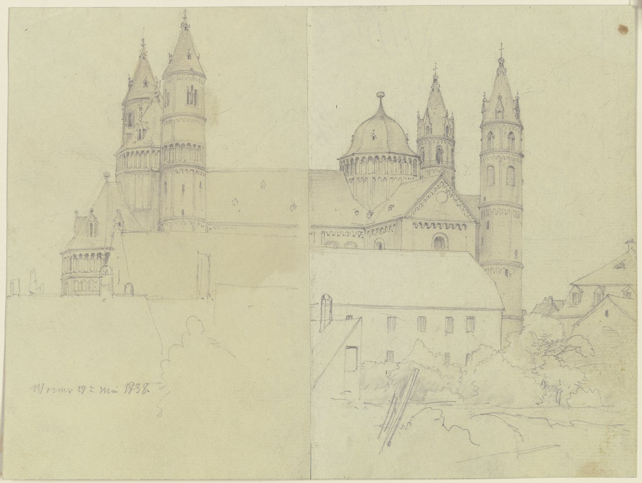 Duomo di Worms da Jakob Becker