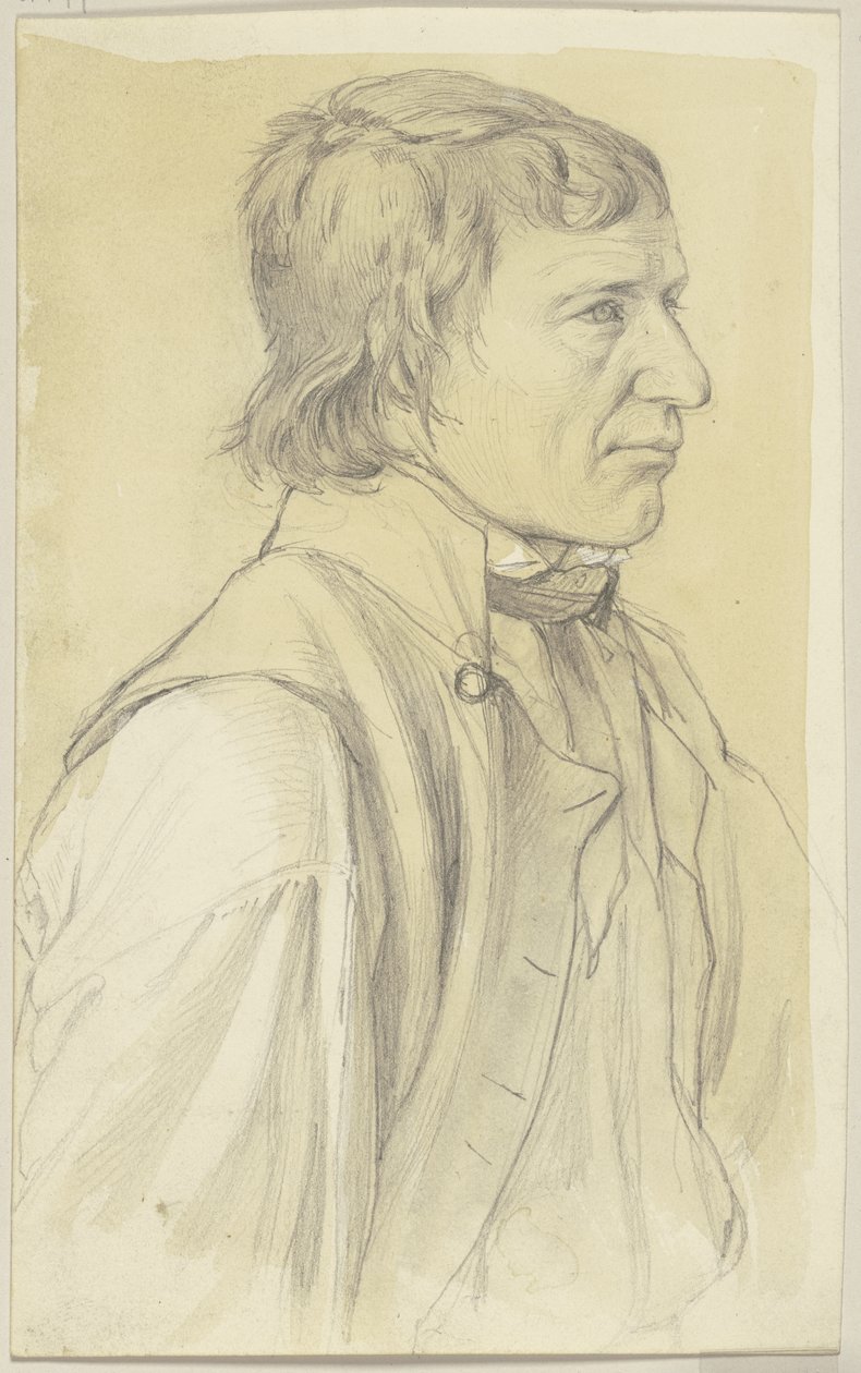 Giovane contadino verso destra da Jakob Becker