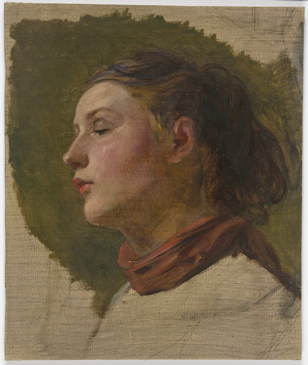 Giovane donna da Jakob Becker