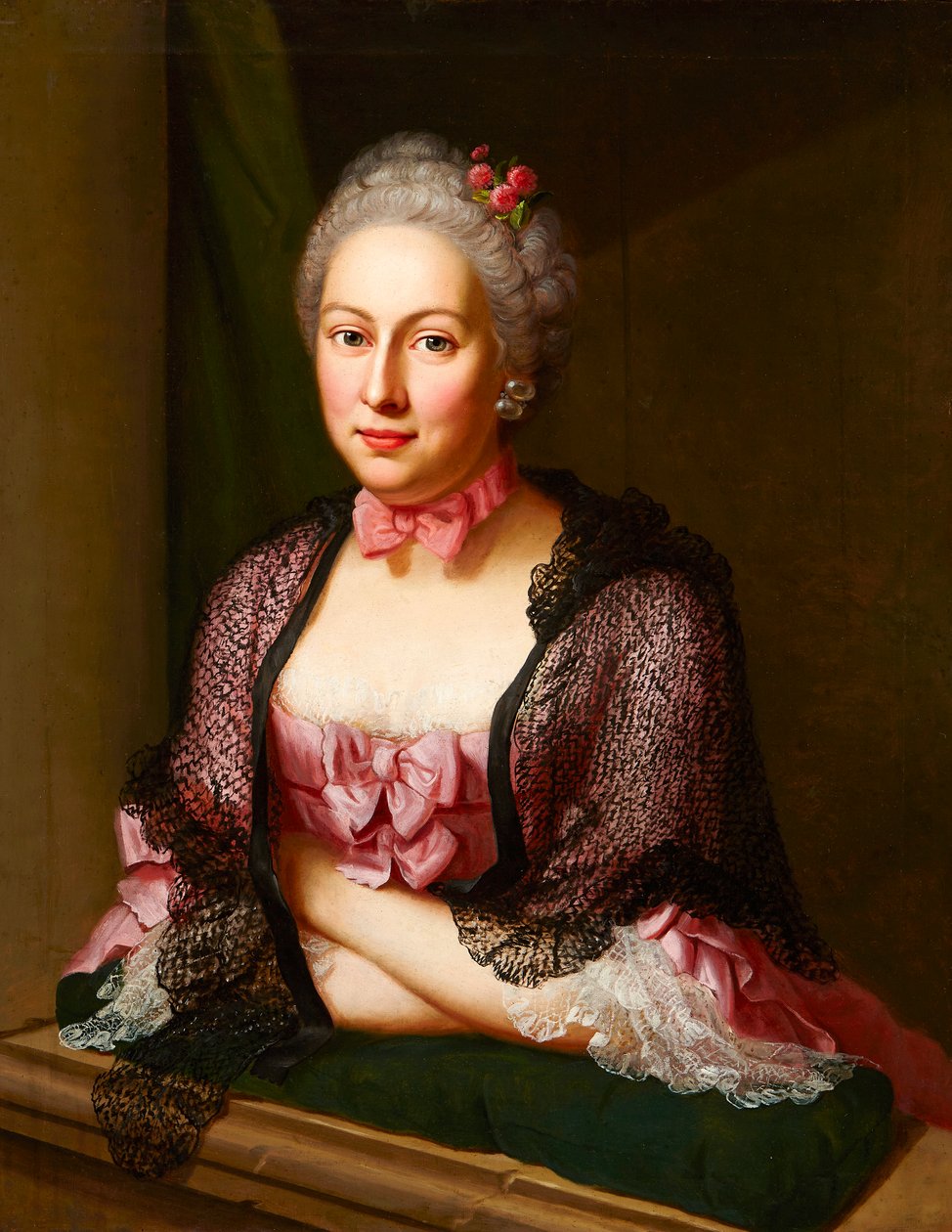 Emanuel Handmann, Ritratto di Elisabeth Tscharner, 1763 da Jakob Emanuel Handmann