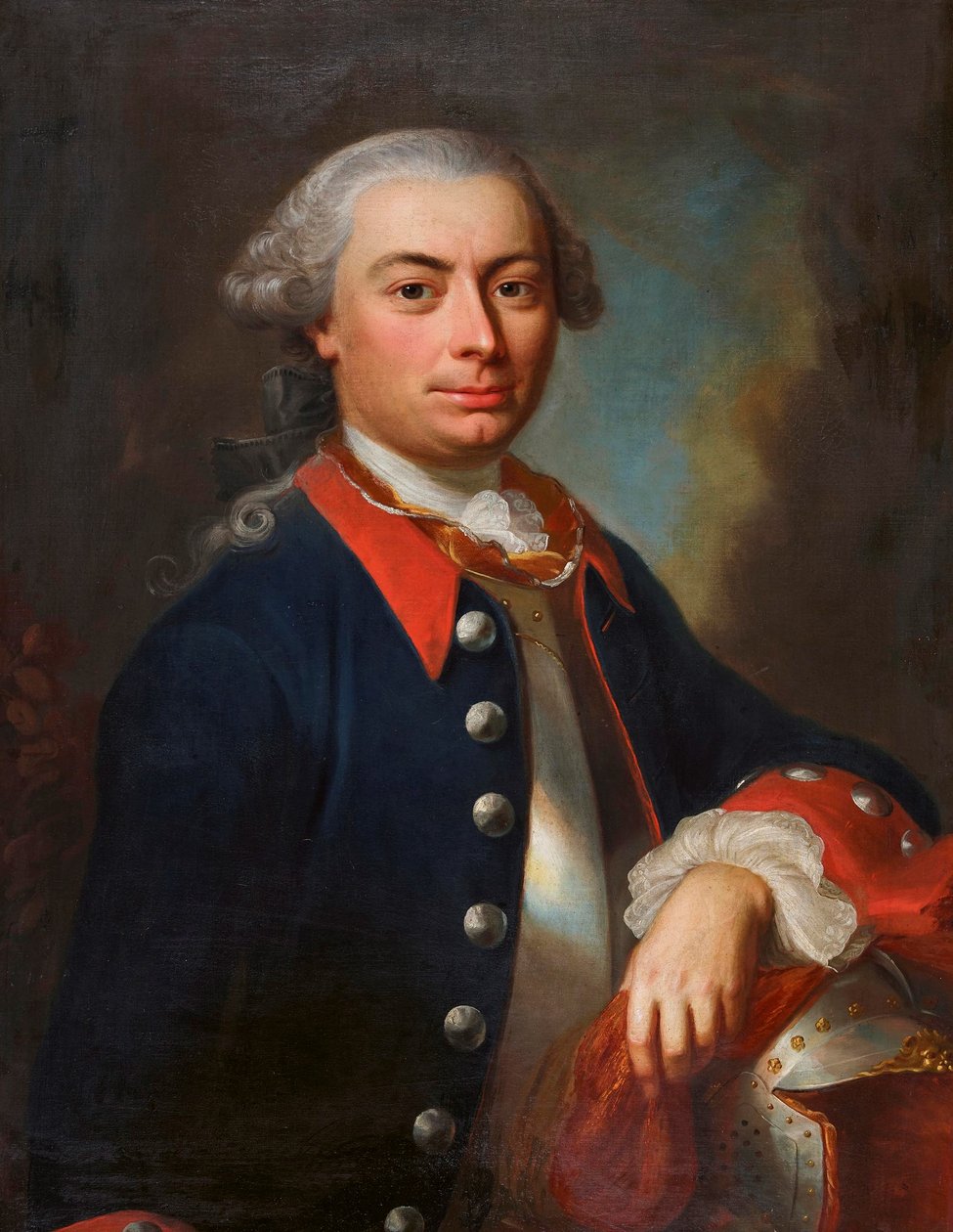 Ritratto di Friedrich von Luternau (1727-1797). da Jakob Emanuel Handmann