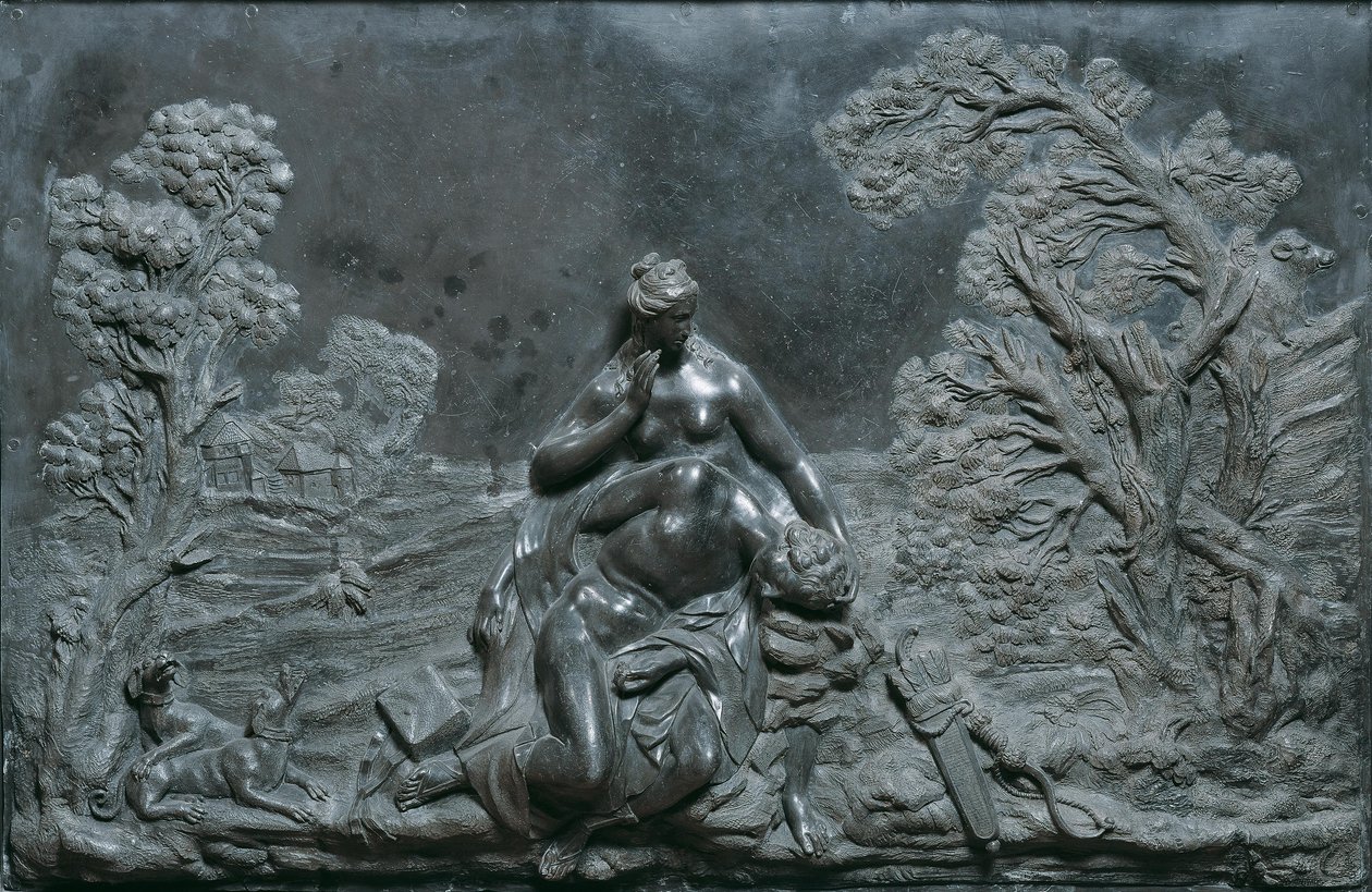Venere piange il defunto Adone da Jakob Gabriel Mollinarolo