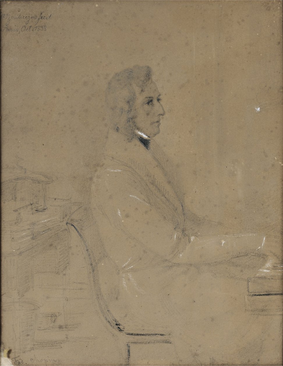 Frédéric Chopin al pianoforte da Jakob Götzenberger