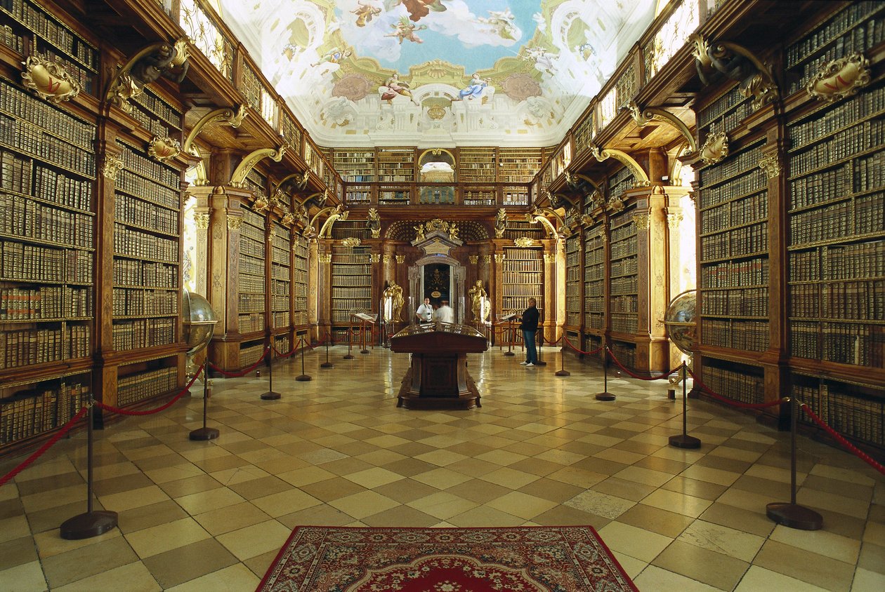 Vista della biblioteca dell