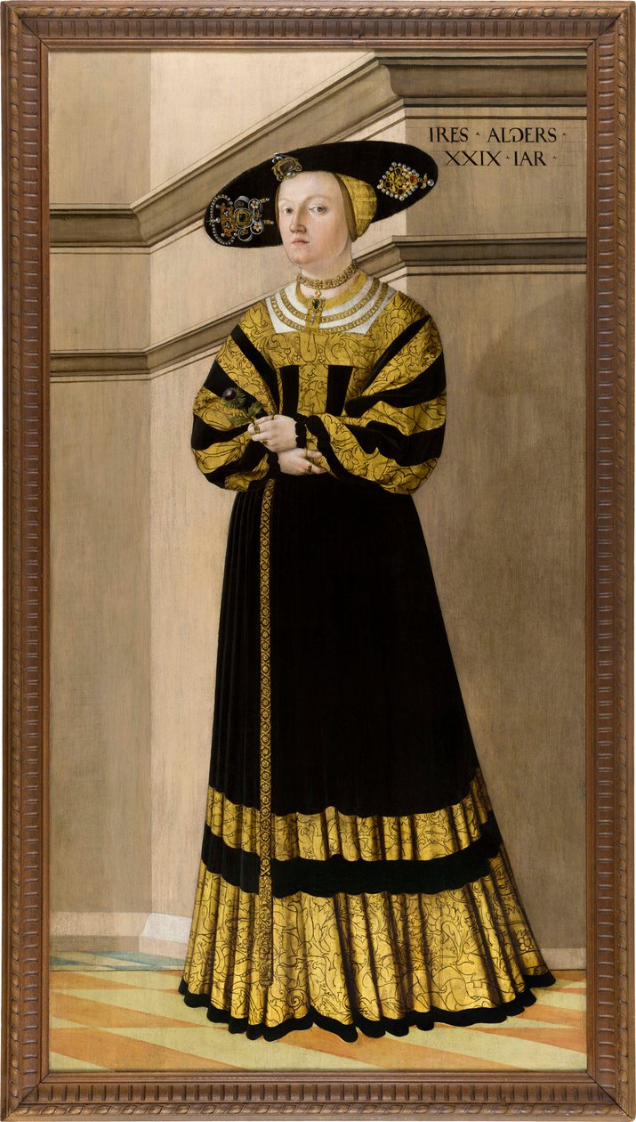 Ritratto di Anna von Rosental, 1529 da Jakob Seisenegger
