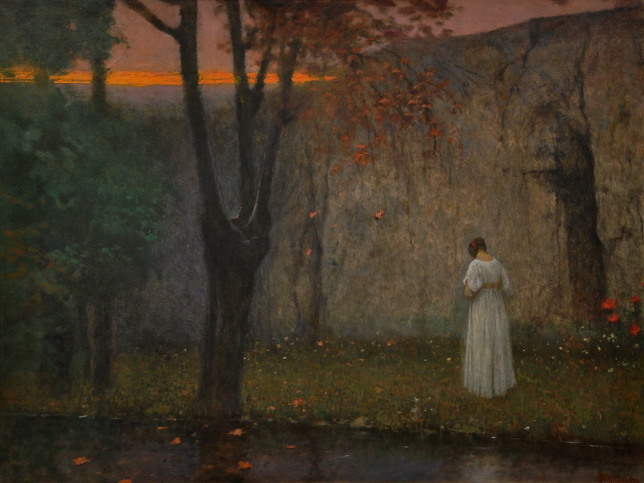Alba autunnale, 1910 da Jakub Schikaneder