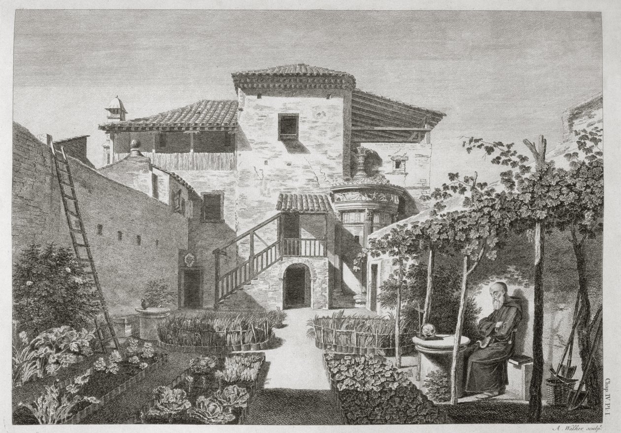 Il Monumento di Lisicrate nel giardino del monastero dei Cappuccini, Atene, da 