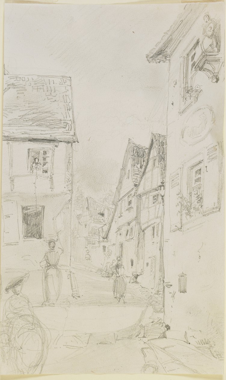 Una scena di strada, 1858 da James Abbott McNeill Whistler
