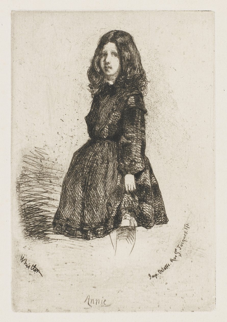 Annie, c.1857-58 (incisione su carta) da James Abbott McNeill Whistler