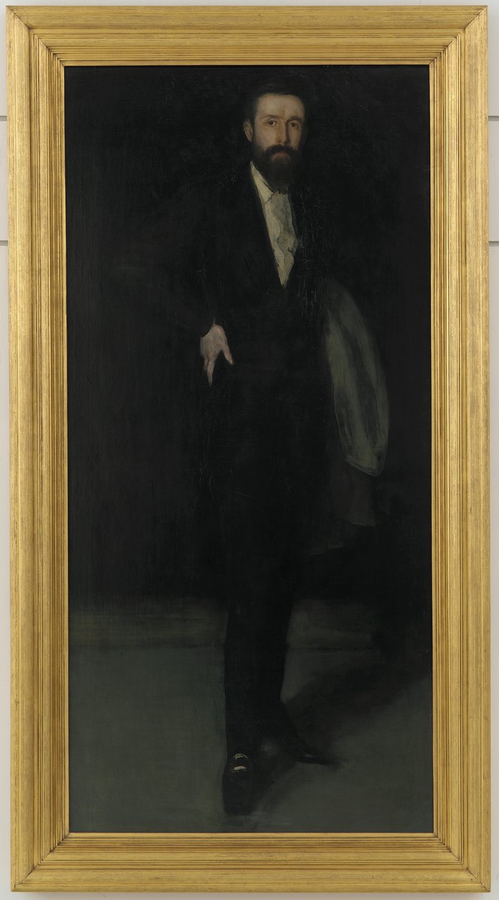 Composizione in nero: Ritratto di F.R. Leyland, c.1870 da James Abbott McNeill Whistler