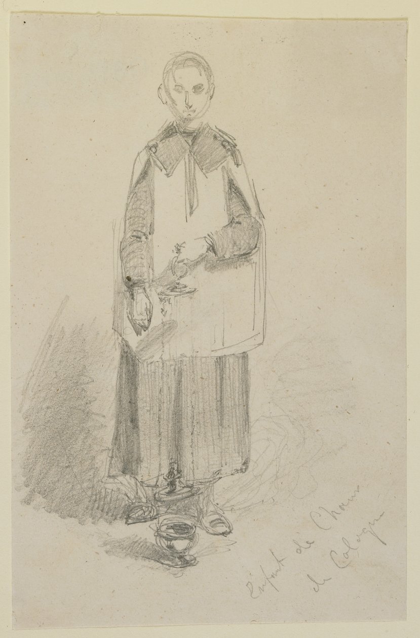 Enfant de Choeur de Cologne, 1858 da James Abbott McNeill Whistler