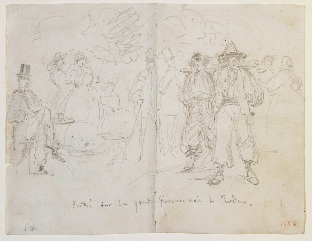 Ingresso della Grande Promenade a Baden da James Abbott McNeill Whistler