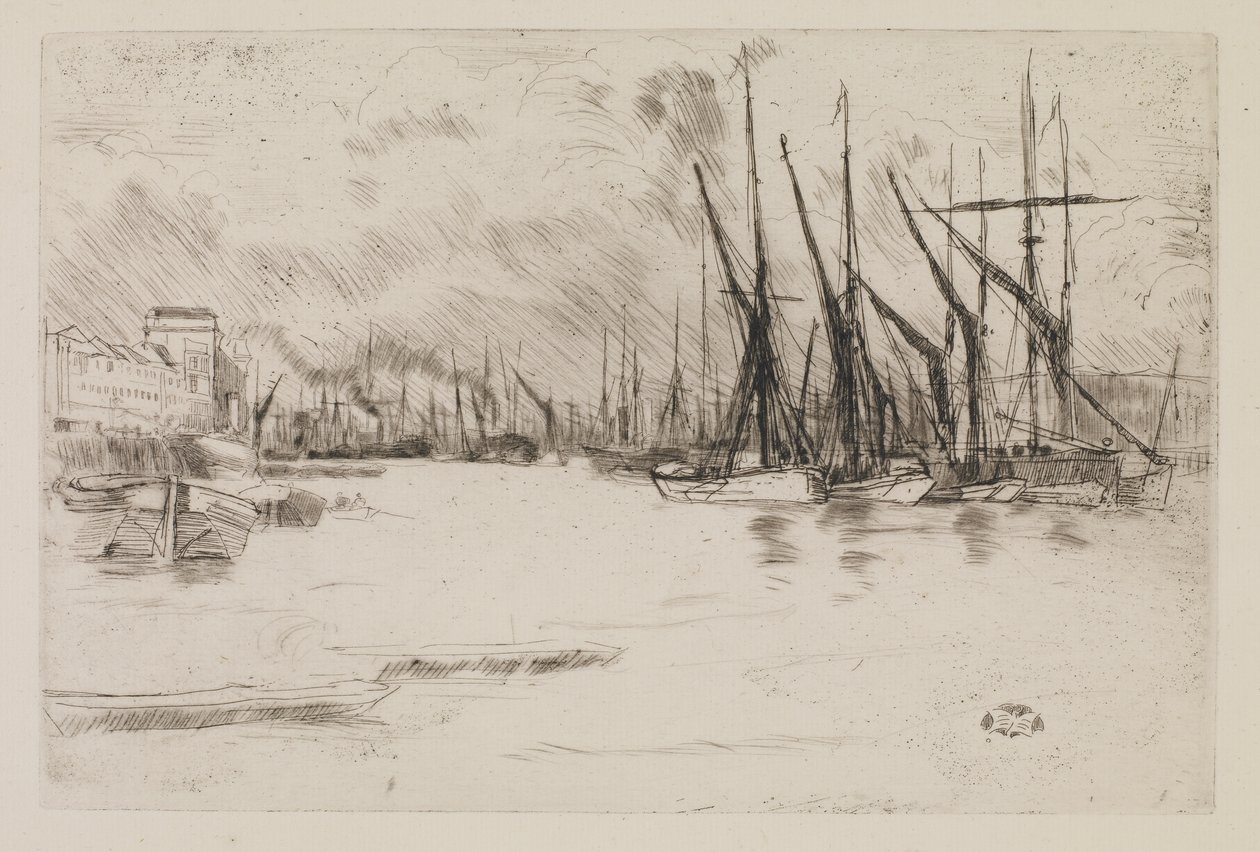 Da Pickle-Herring Stairs, c.1878 da James Abbott McNeill Whistler