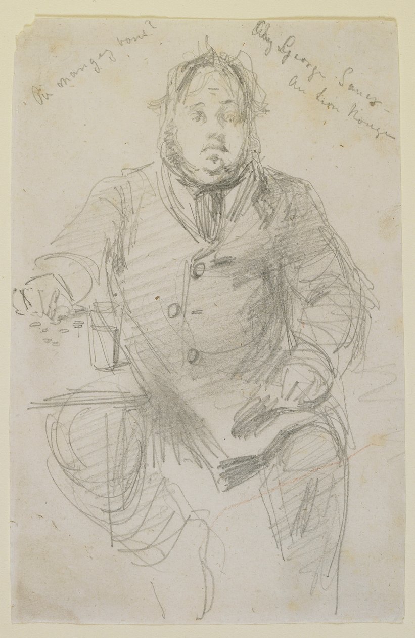 George Sauter al Red Lion, 1858 da James Abbott McNeill Whistler