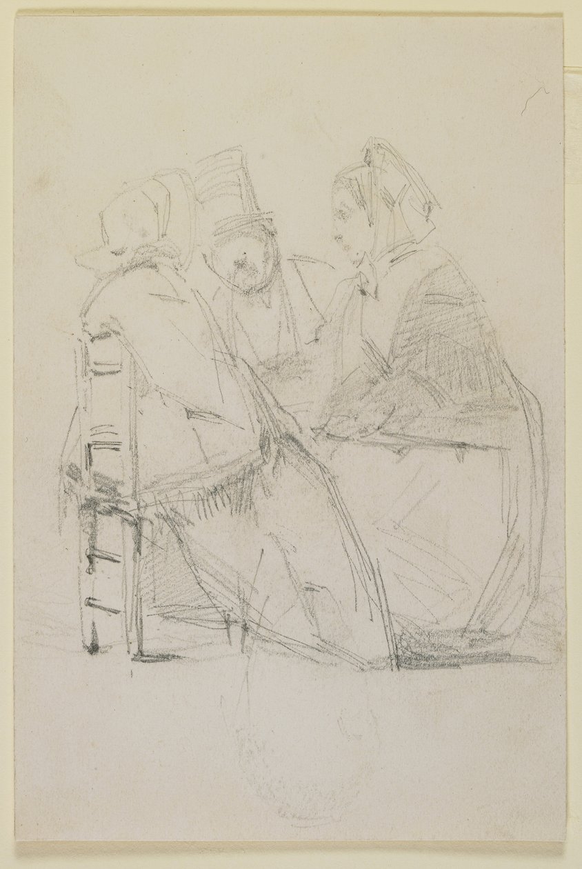 Gruppo che conversa, 1858 da James Abbott McNeill Whistler