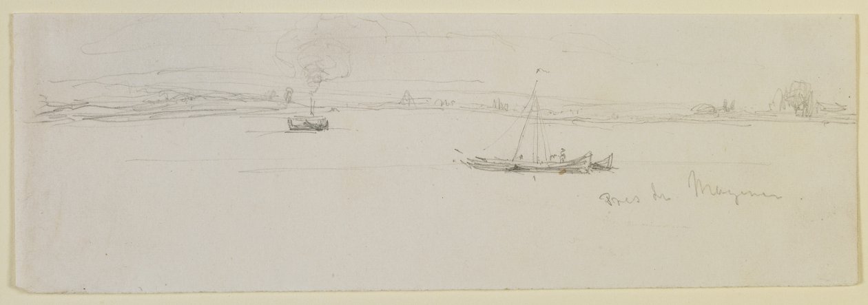 Vicino a Magonza, 1858 da James Abbott McNeill Whistler