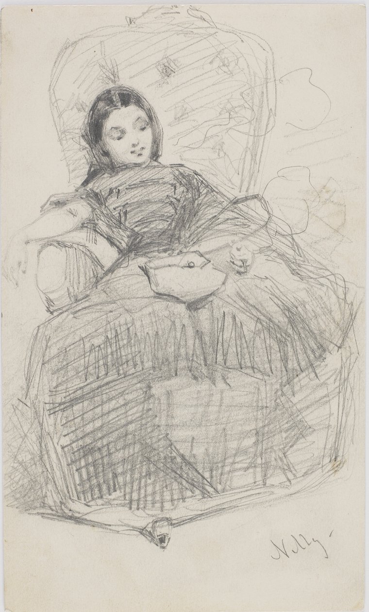 Nelly (Helen Ionides) 1866-69 da James Abbott McNeill Whistler