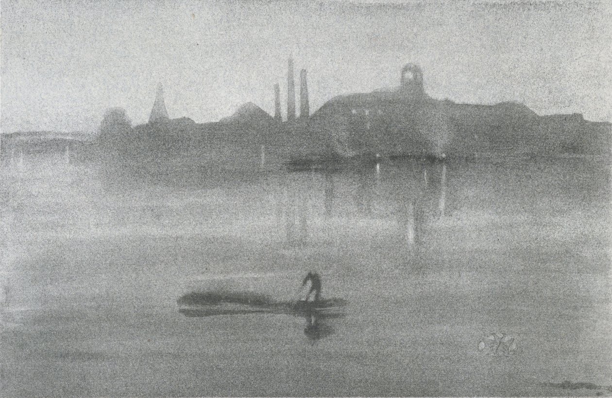 Notturno: Il fiume a Battersea, 1878 da James Abbott McNeill Whistler