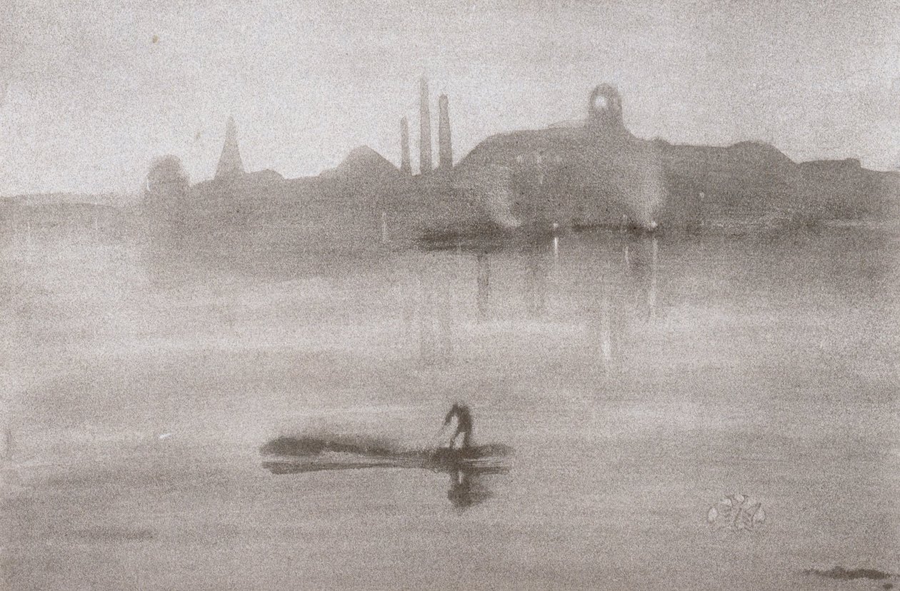 Notturno: Il fiume a Battersea da James Abbott McNeill Whistler
