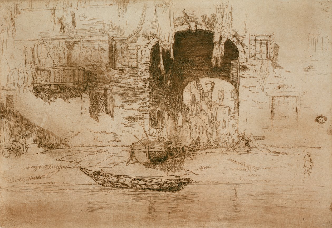 San Biagio, Venezia, 1879-80 da James Abbott McNeill Whistler