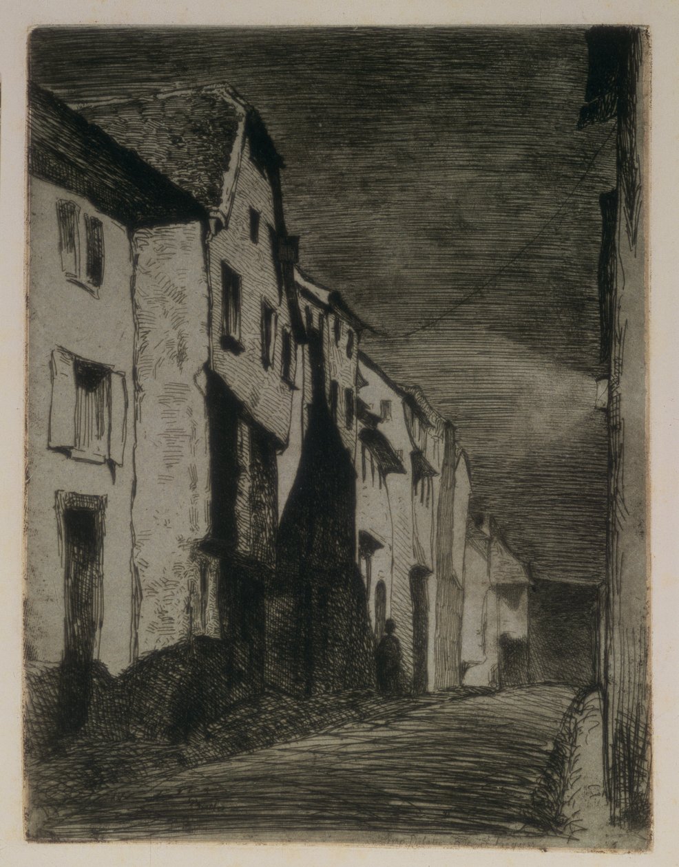Strada a Saverne, 1858 da James Abbott McNeill Whistler