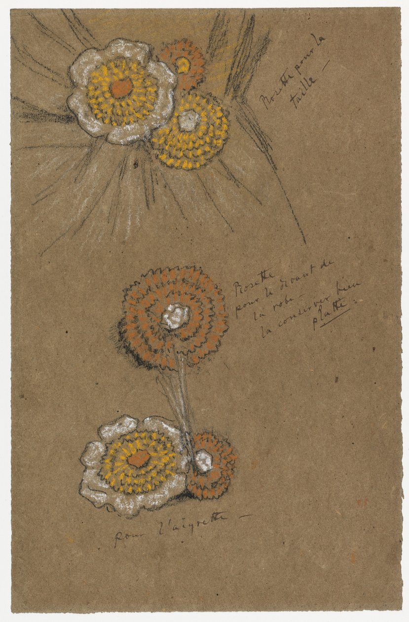 Studi di rosette, 1871-74 da James Abbott McNeill Whistler