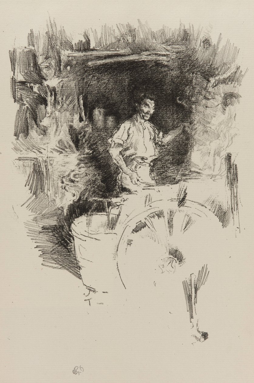 Il fabbro, 1895-1896 da James Abbott McNeill Whistler