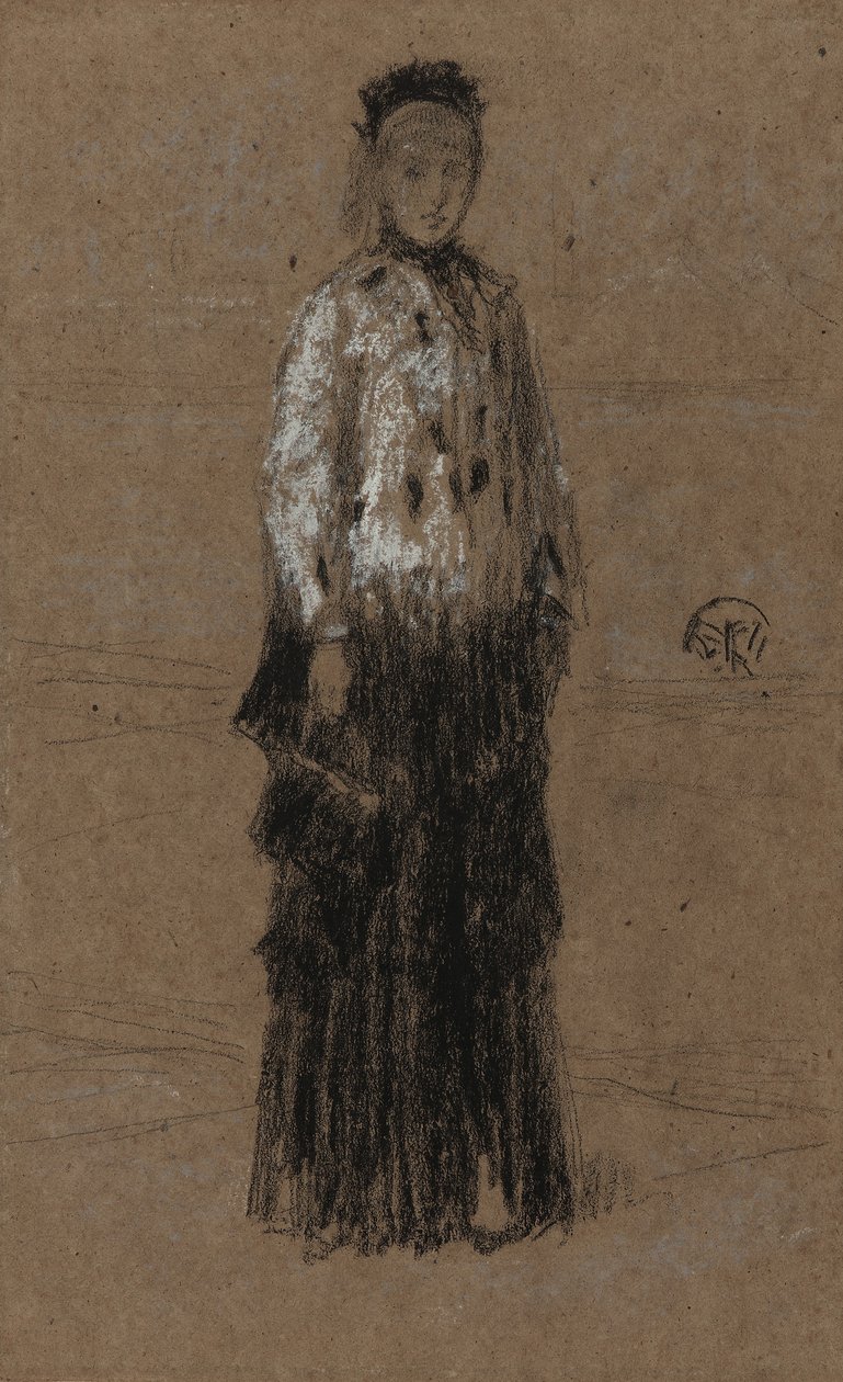 Il cappotto di ermellino, 1870-73 da James Abbott McNeill Whistler