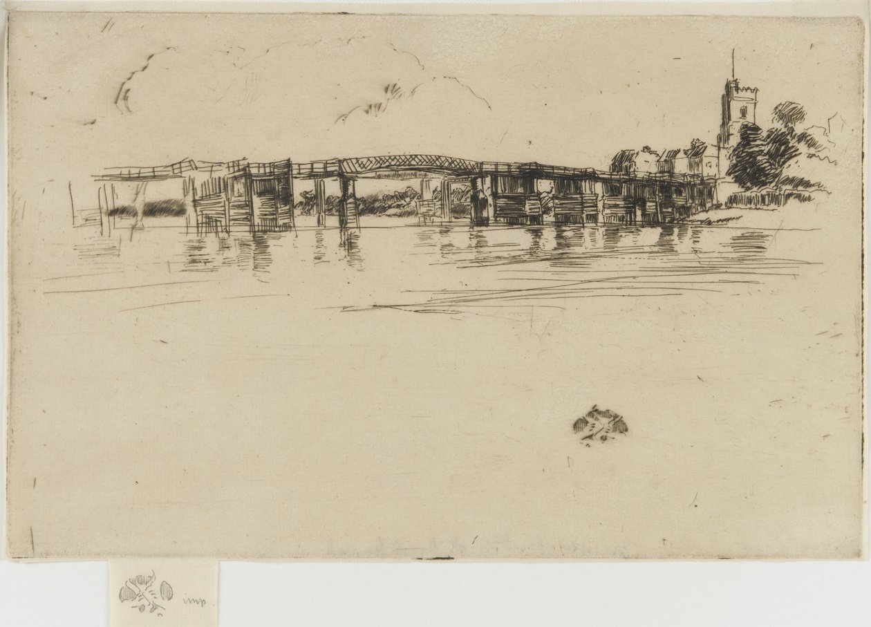 Il piccolo Putney, n. 1, 1879 da James Abbott McNeill Whistler