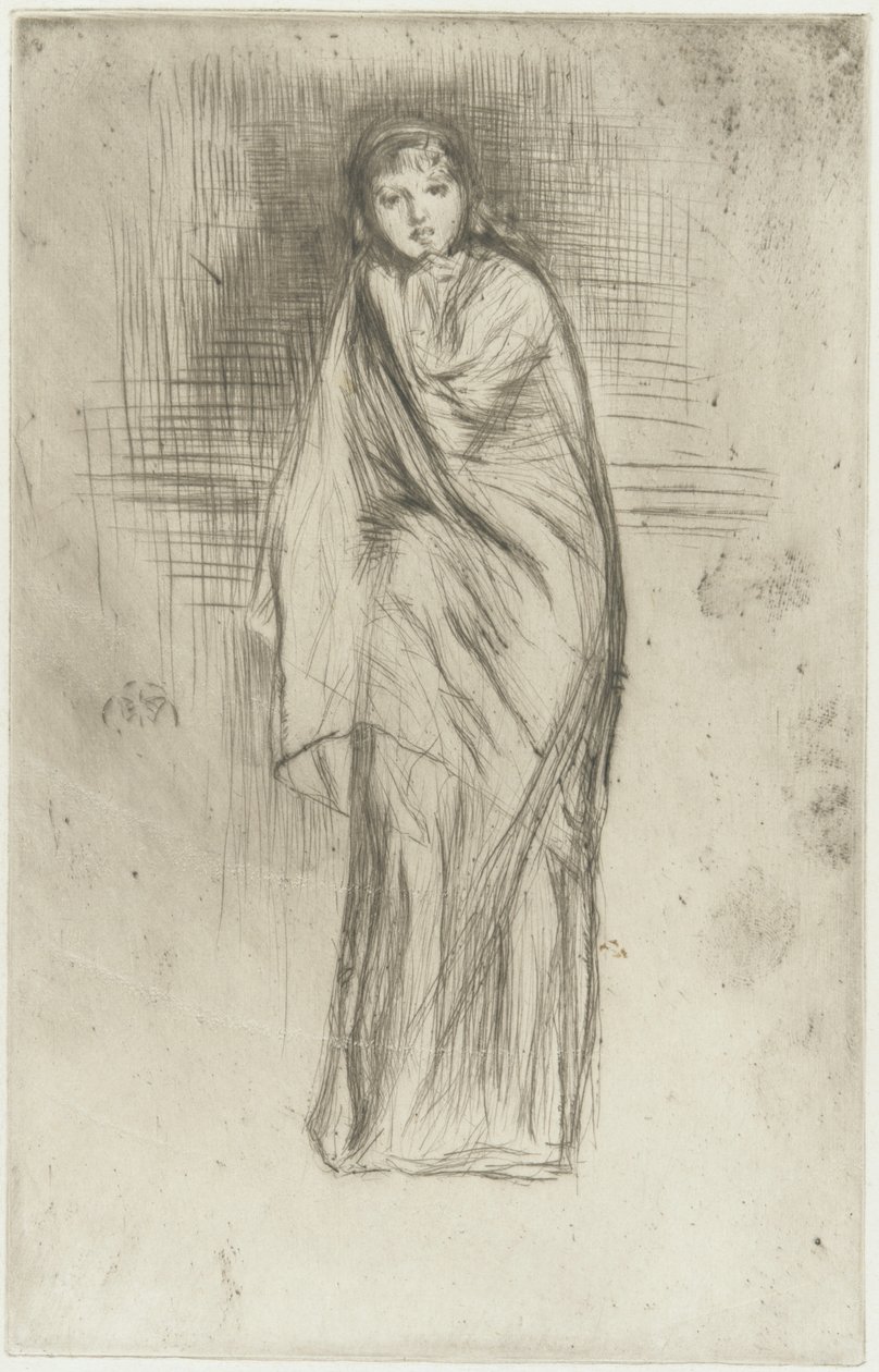 Il modello che riposa, 1870 da James Abbott McNeill Whistler