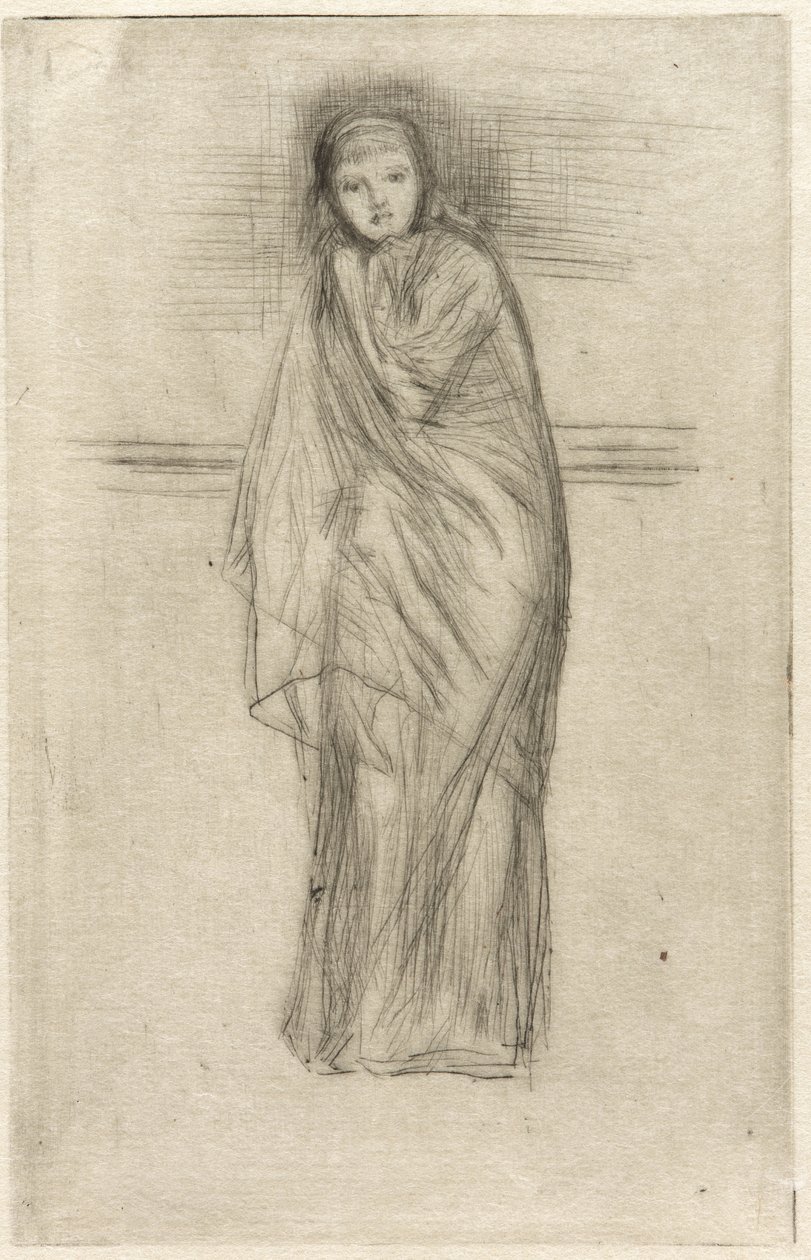 Il Modello che Riposa, 1870 da James Abbott McNeill Whistler