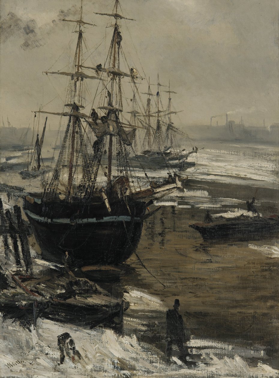 Il Tamigi ghiacciato da James Abbott McNeill Whistler