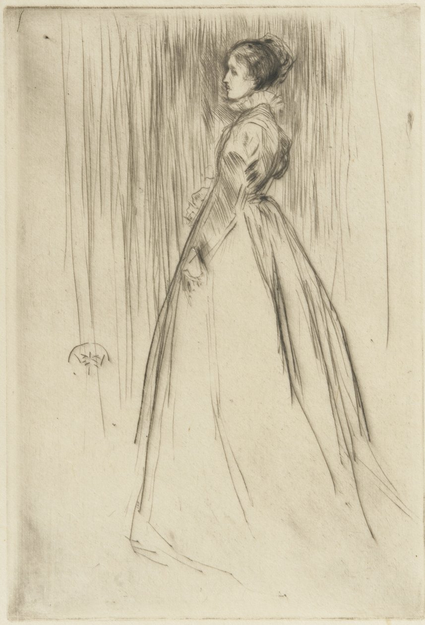 Il vestito di velluto (Frances Leyland) 1873 da James Abbott McNeill Whistler