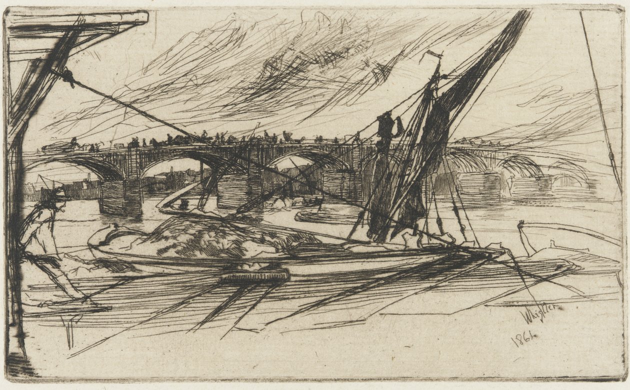 Ponte di Vauxhall, 1861 da James Abbott McNeill Whistler