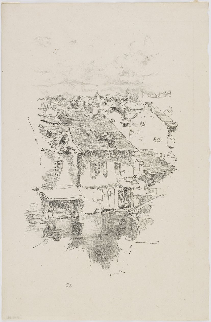 Vitre: Il canale, 1893 da James Abbott McNeill Whistler
