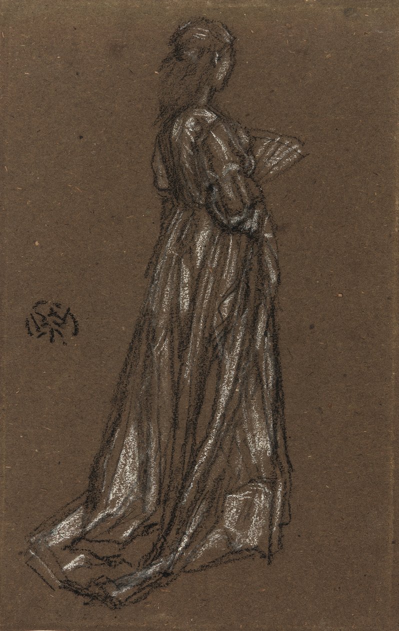 Giovane ragazza in piedi, c.1873-75 da James Abbott McNeill Whistler