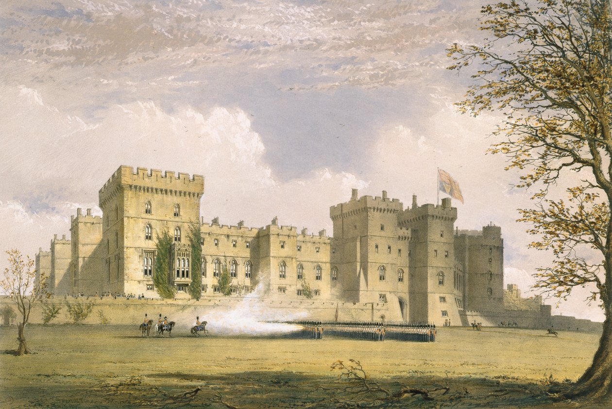 Vista sud-est del Castello di Windsor, da 