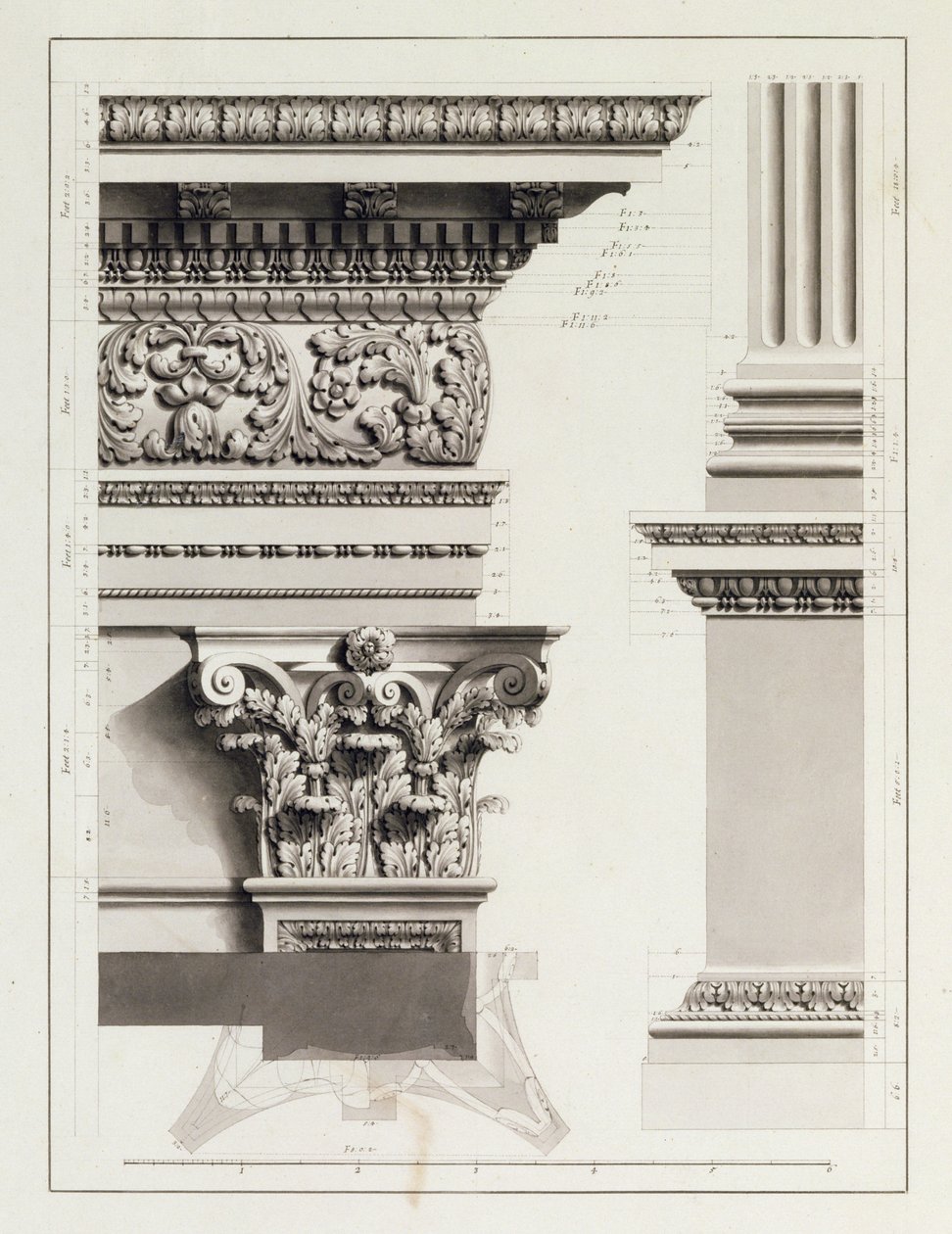Elevazione del Piedistallo dell