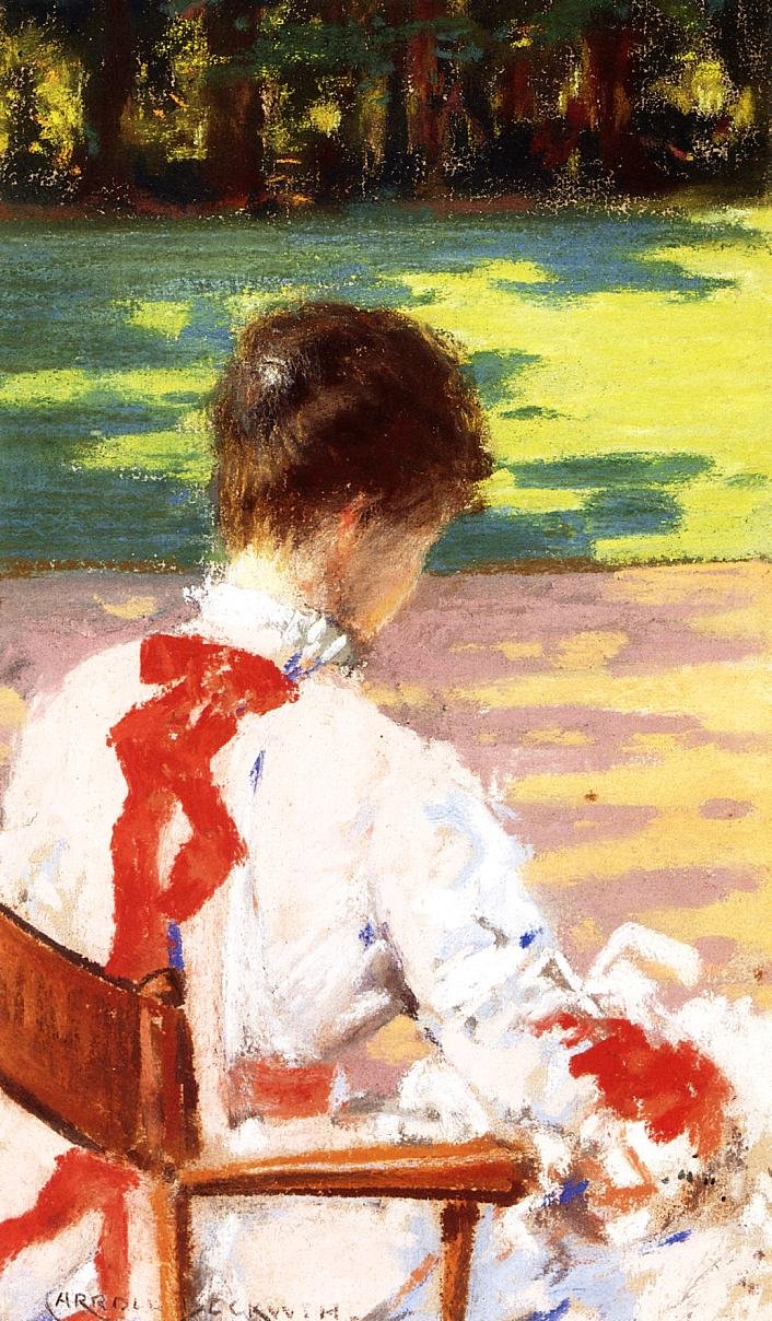 Uno studio con luce solare da James Carroll Beckwith