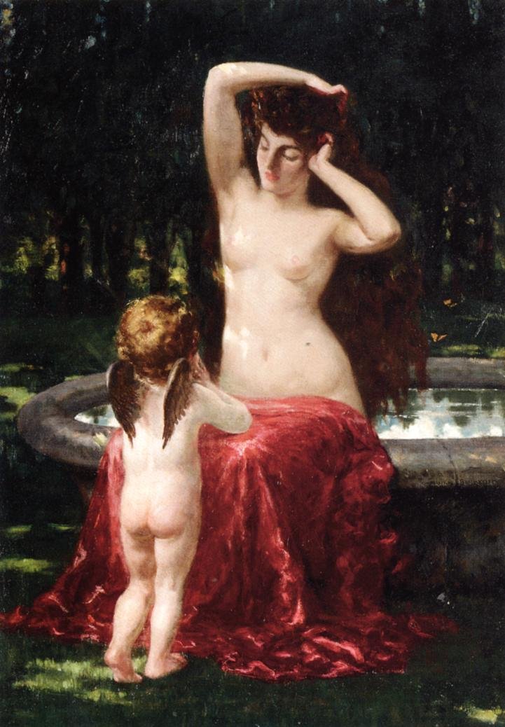 Toilette silvana da James Carroll Beckwith