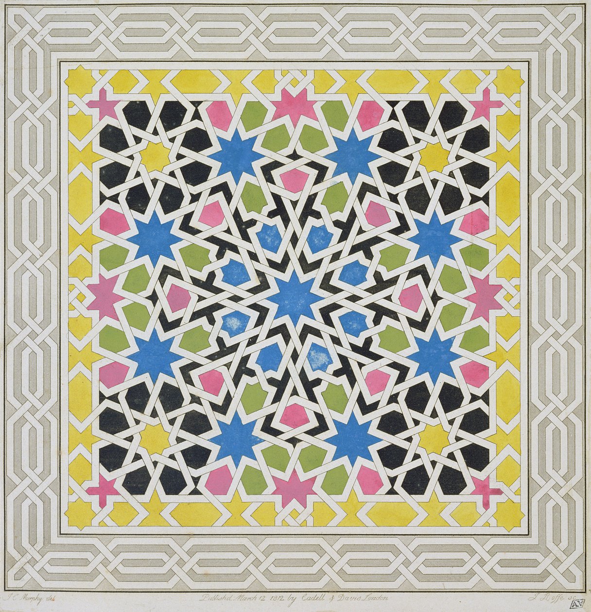 Disegno a mosaico dall