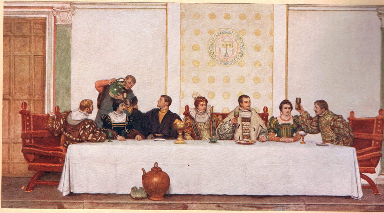 Il banchetto di nozze, illustrazione da 
