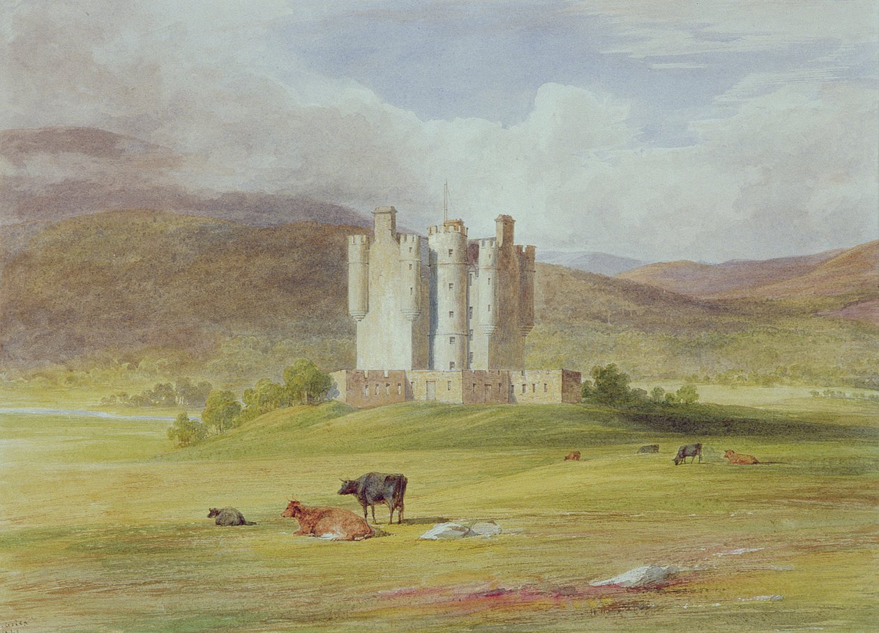 Castello di Braemar, 1841 da James Giles