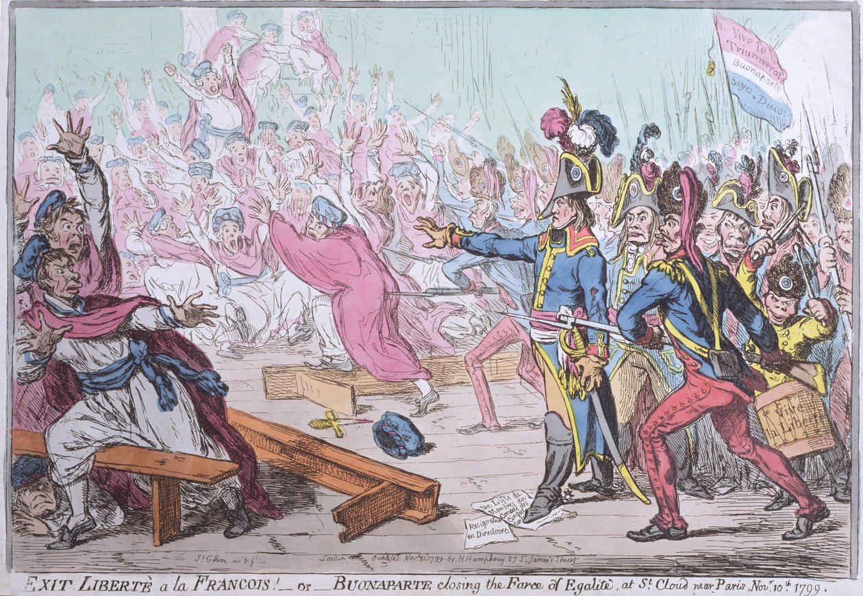 Exit Liberté à la Française! o Buonaparte chiude la Farsa dell