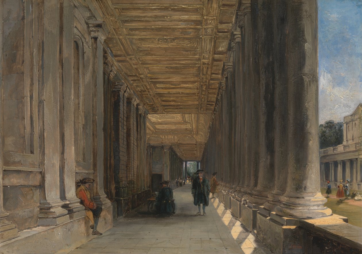 Il Colonnato della Casa di Queen Mary, Greenwich da James Holland