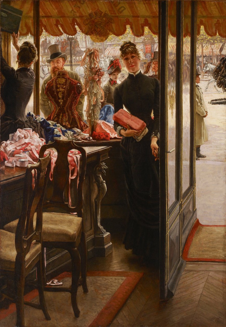 La demoiselle de magasin da James Jacques Joseph Tissot