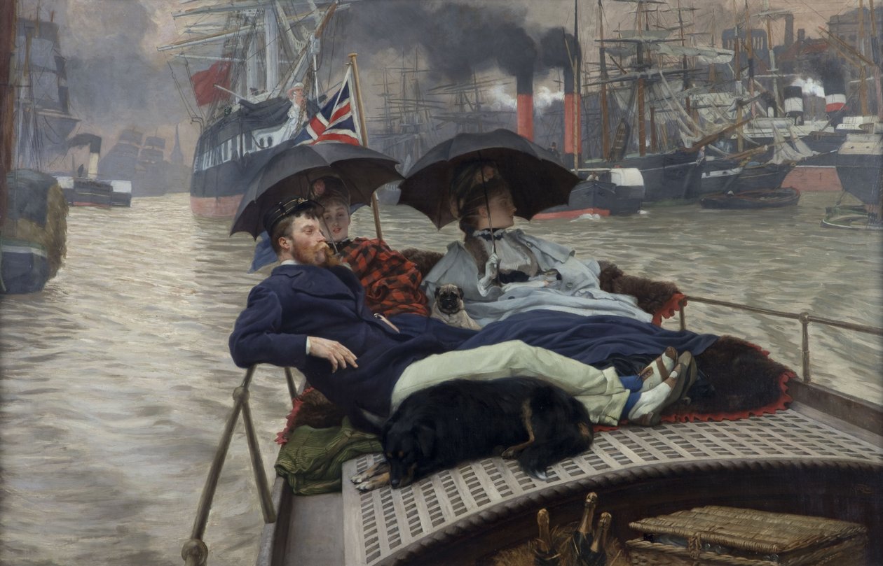 Il Tamigi, 1876 da James Jacques Joseph Tissot