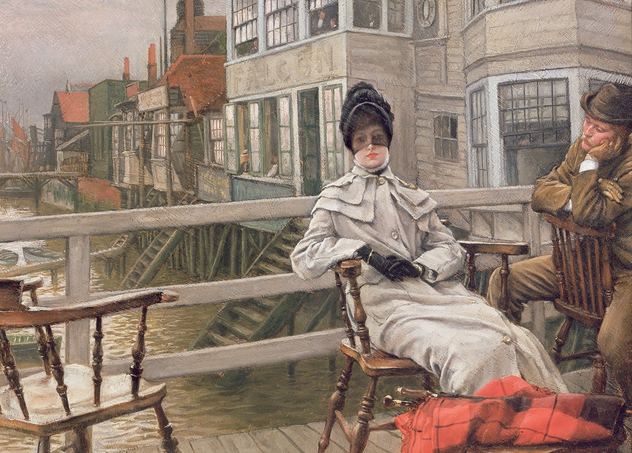 In attesa del traghetto, c.1878 da James Jacques Joseph Tissot