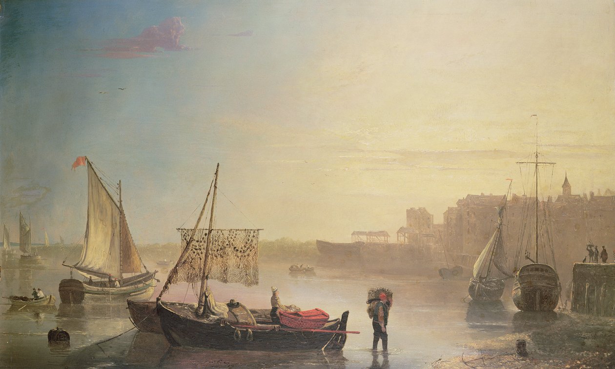 Veduta sul Tamigi da James M. Burnet
